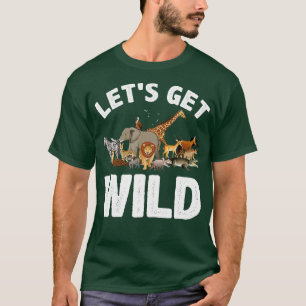 Cooles Safari-Tier für Männer Zoo Jungle Wildli T-Shirt