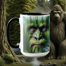 Cooles Sasquatch im Wald