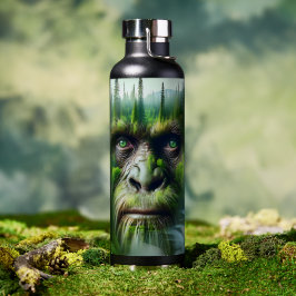 Cooles Sasquatch im Wald Trinkflasche