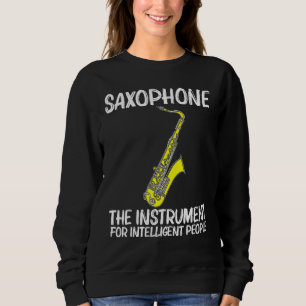 Cooles Saxophon für Herren - Jazzspieler Sweatshirt