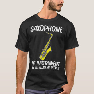 Cooles Saxophon für Herren - Jazzspieler T-Shirt