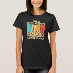 Cooles Schach für Männer Frauen Schachspieler Trai T-Shirt