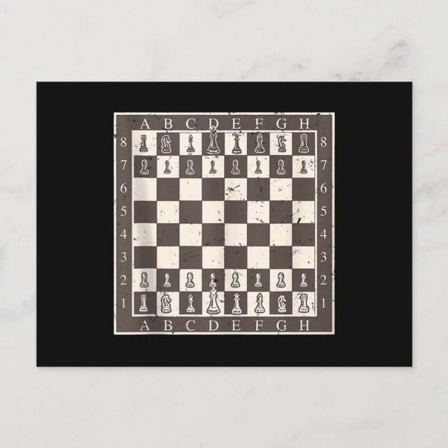 Cooles Schachbrett Halloween Kostüm Funny Lazy Postkarte (Vorderseite)