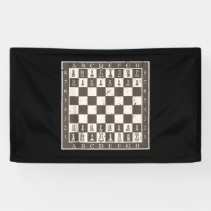 Cooles Schachbrett Halloween-Kostüm Lustiges faul Banner