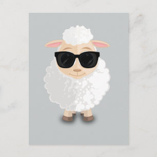 Cooles Schaf Postkarte
