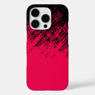 Cooles Schwarz-Rot-Design iPhone 16 Pro Hülle