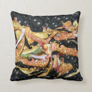 Cooles schwarzes Digital-Kunst-Kissen Kissen