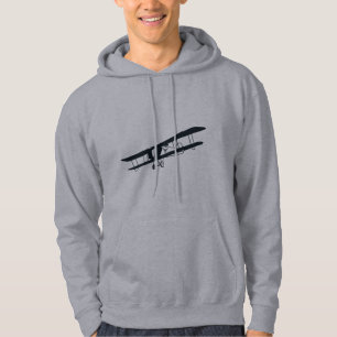 Cooles Schwarzes Flugzeug, Einfach- und Fun-Luftfa Hoodie