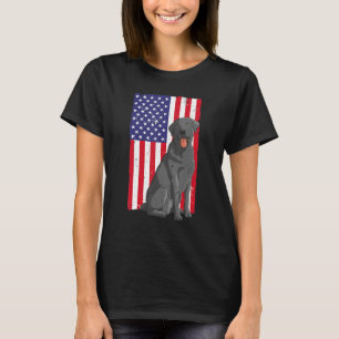 Cooles Schwarzes Labor für Männer Schwarze Labrado T-Shirt