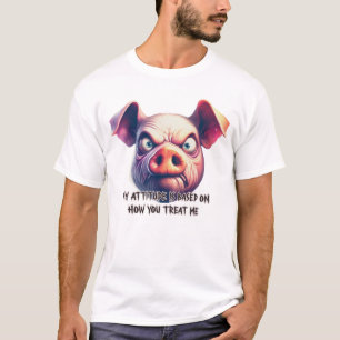 cooles Schwein, verrückte Tiere, T-Shirt
