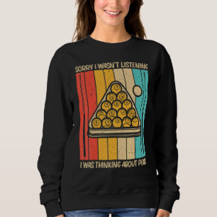 Cooles Schwimmbad für Damen Snooker Billard 8 Ball Sweatshirt