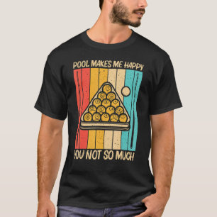 Cooles Schwimmbad für Damen Snooker Billard 8 Ball T-Shirt