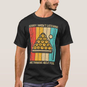 Cooles Schwimmbad für Damen Snooker Billard 8 Ball T-Shirt