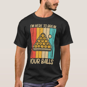 Cooles Schwimmbad für Damen Snooker Billard 8 Ball T-Shirt