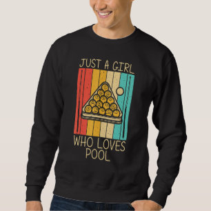 Cooles Schwimmbad für Mädchen Kinderspielplatz Bil Sweatshirt