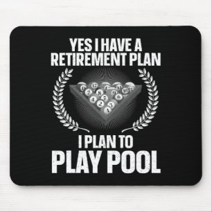 Cooles Schwimmbaddesign für Damen und Herren Billa Mousepad