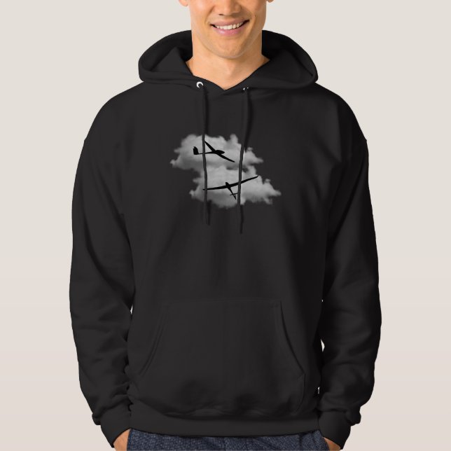 Cooles Segelflugzeug Segelfliegen Geschenk Hoodie (Vorderseite)
