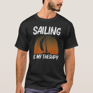 Cooles Segeln für Männer Segelboot Segelboot T-Shirt