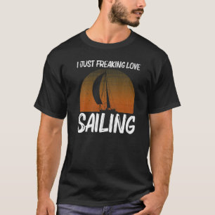 Cooles Segeln für Männer Segelboot Segelboot T-Shirt