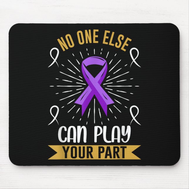 Cooles Selbstmordbewusstsein Niedliches Bewusstsei Mousepad (Vorne)