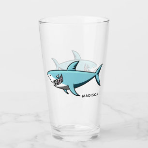 Cooles Shark individuelle Name Pint Glas