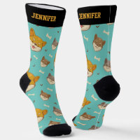 Cooles Shiba Inu Dog Niedliches Welpenmuster
