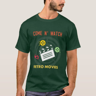 cooles Shirt - Retro-Filmfreund
