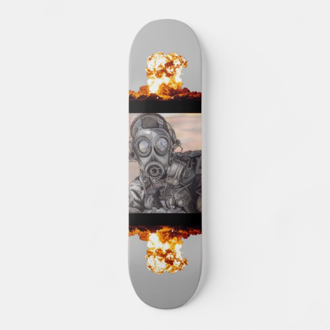 Cooles Skateboard für nukleare Explosion (Vorderseite)