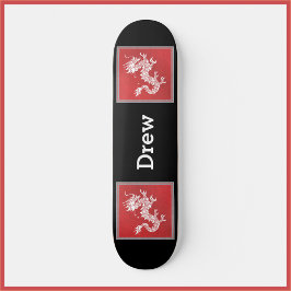 Cooles Skateboard für Rot und Schwarz