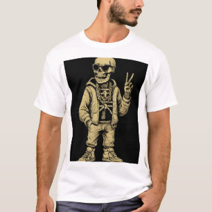 Cooles Skelett T-Shirt