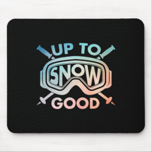 Cooles Skidesign für Männer Frauen Ski Skifahrer S Mousepad