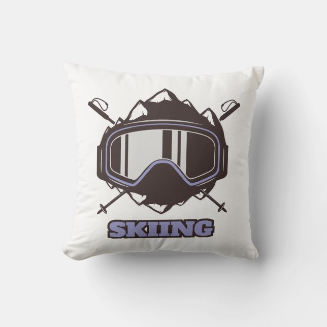 Cooles Skihelm Kissen (Vorderseite)