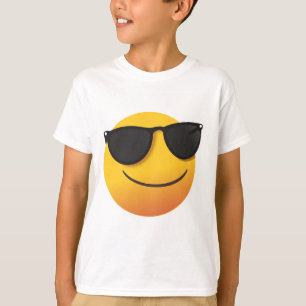 Cooles Smiley-T-Shirt für Kinder, lustiges Emoji-G T-Shirt