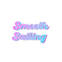cooles "Smooth Sailing" Textdesign von qotsa