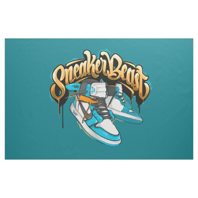 cooles Sneaker-Baumwollgewebe Stoff (Yard (91,4 cm))