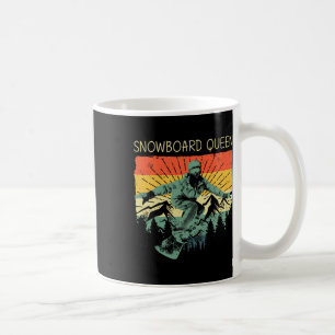Cooles Snowboard für Frauen Mama Snowboarden Skifa Kaffeetasse