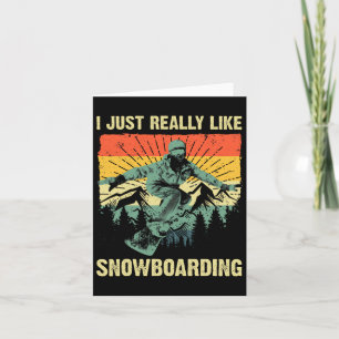 Cooles Snowboard für Männer Snowboarden Skifahren  Karte