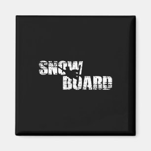 Cooles Snowboarden für Snowboarder Magnet