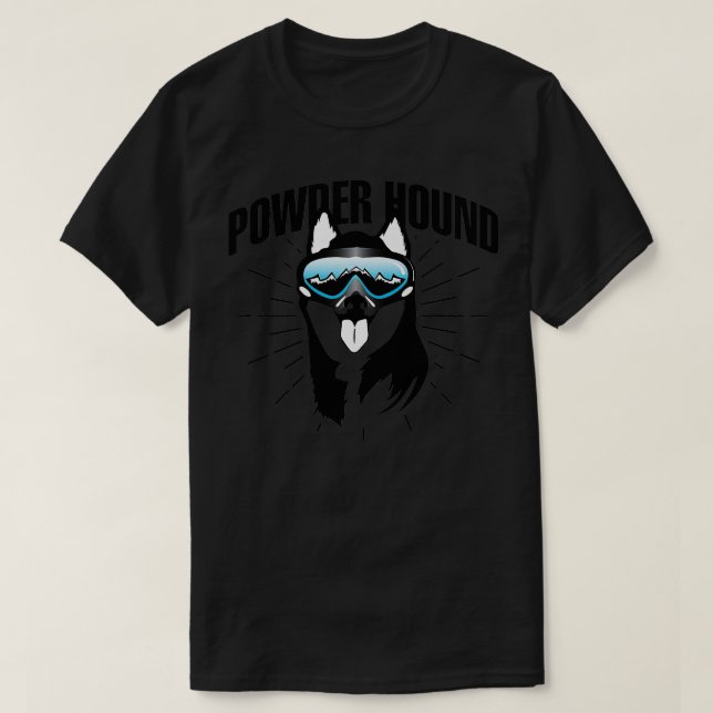 Cooles Snowboarden von Powder Hound T-Shirt (Design vorne)