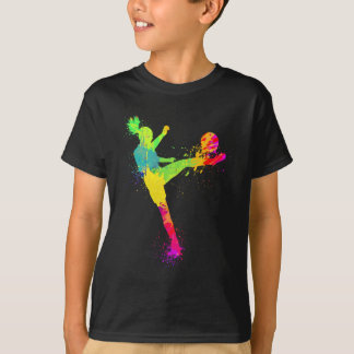 Cooles Soccer-Design für Frauen Mädchen Fußballspi T-Shirt