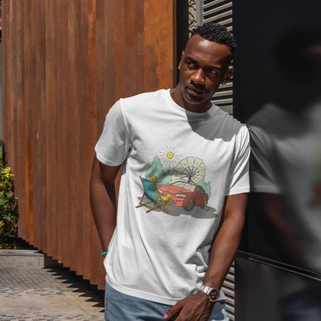 Cooles Solarauto T-Shirt (Von Creator hochgeladen)