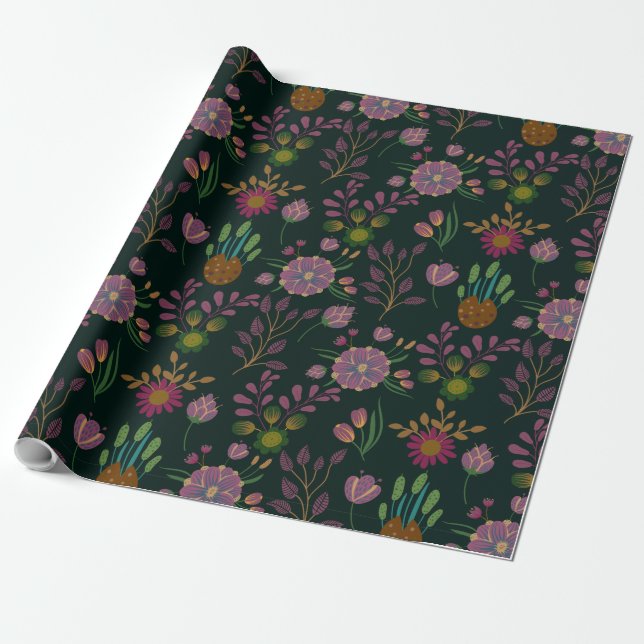 Cooles Sommermuster Geschenkpapier (Ungerollt)