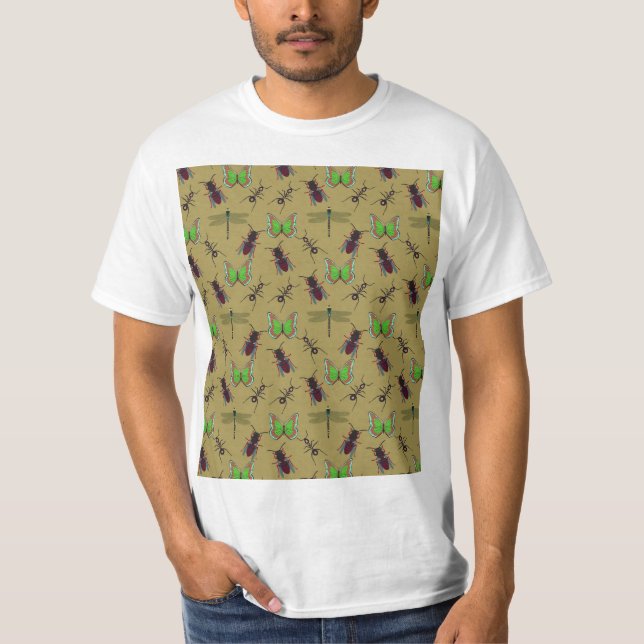 Cooles Sommermuster T-Shirt (Vorderseite)