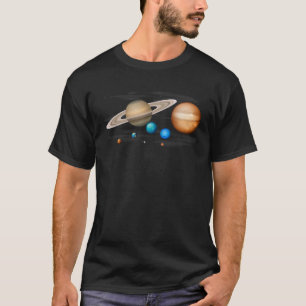 Cooles Sonnensystem für Männer Frauen Kinder T-Shirt