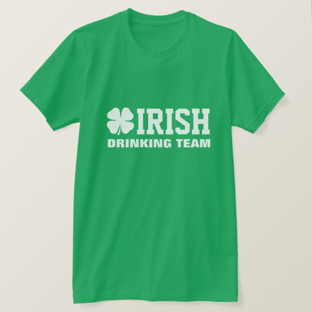 Cooles St. Patrick's Day Shirt | Irisches Trinktea (Design vorne)