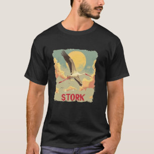 Cooles Storchenkostüm für Vogelliebhaber T-Shirt