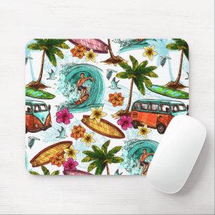 Cooles Strandmuster Mousepad