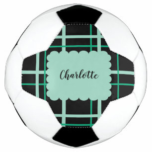 Cooles Streifenmuster Fußball