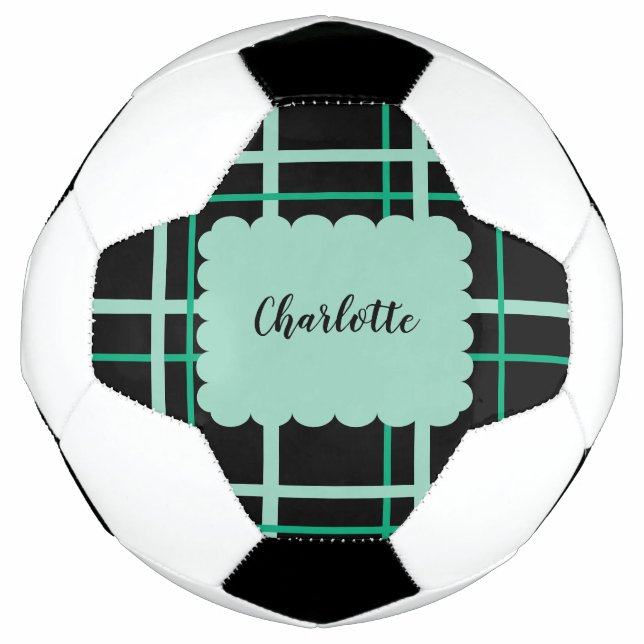 Cooles Streifenmuster Fußball (Vorderseite)
