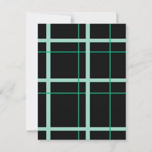 Cooles Streifenmuster Postkarte